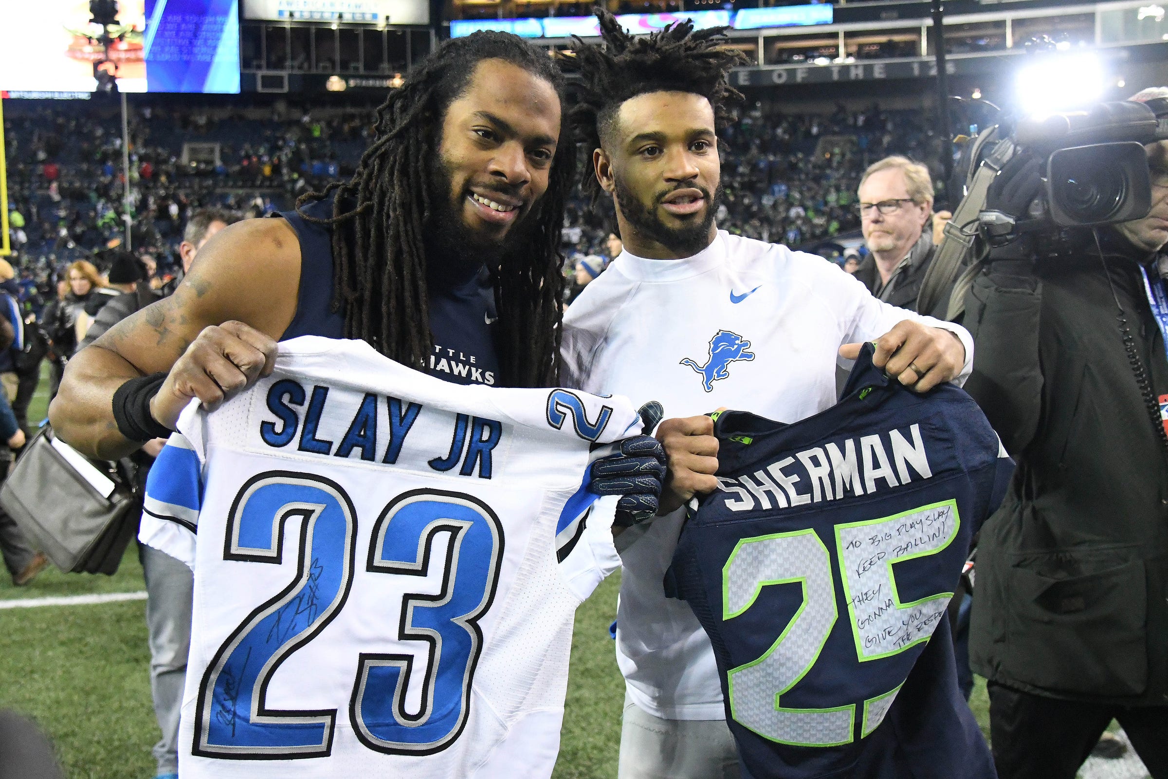 richard sherman jersey card